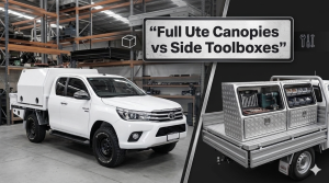 full ute canopies vs side toolboxes (1)